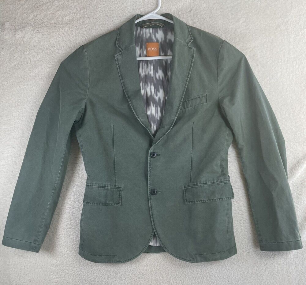 Vintage Hugo Boss Blazer Jacket Womens Sz 12 2 Button READ MEASUREMENTS/DESC